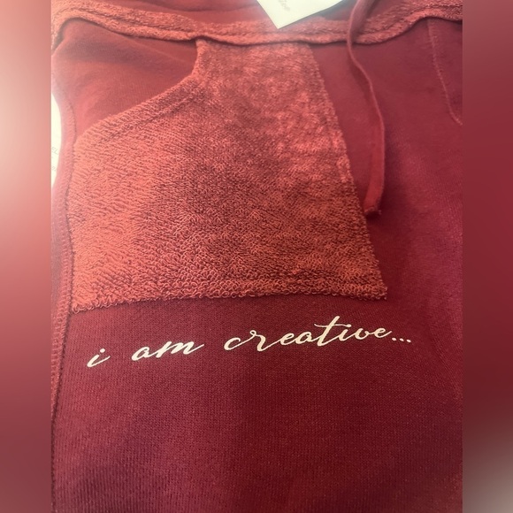 Yoga pants with pockets / maroon / size XL New With Tags - Picture 2 of 10